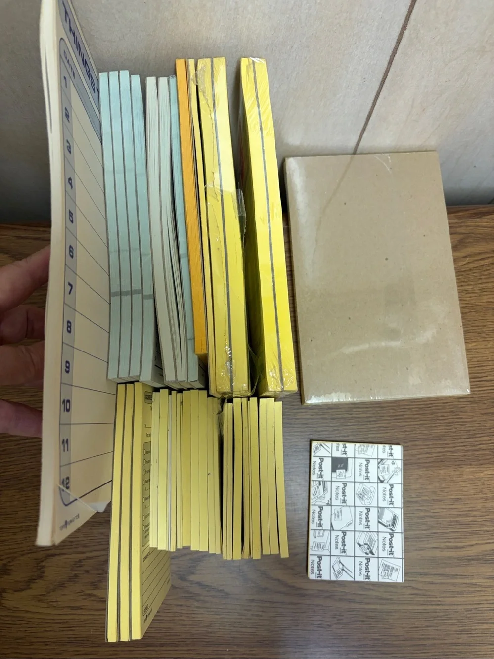 31-Piece Sticky Note & Memo Pad Lot – Today / To Do / Office Notes